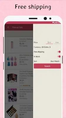 Сheap makeup shopping. Online cosmetics outlet android App screenshot 0